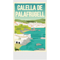 AF503- Lot de 5 Affiches Calella de Palafrugell - 20x30cm